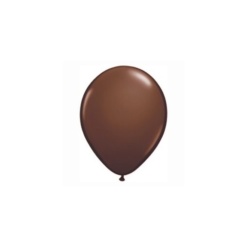 QUALATEX 11" (28cm-es) Latex léggömb, fashion színek, csokoládé barna lufi, fashion chocolate brown