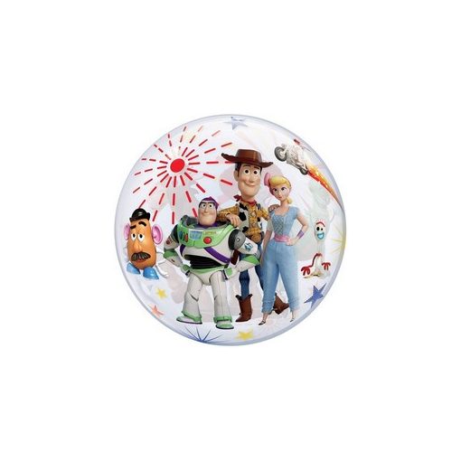 Mintás Bubbles lufi 22" 56cm Héliummal töltve Disney Toy Story, 92612